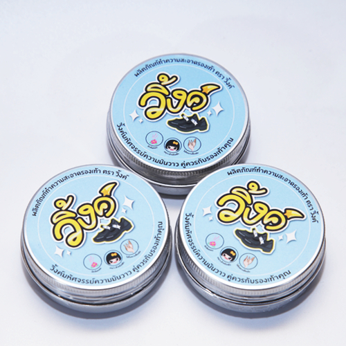 ยาขัดรองเท้า วิ้งค์ แบบ  30 กรัม 24 ชิ้น