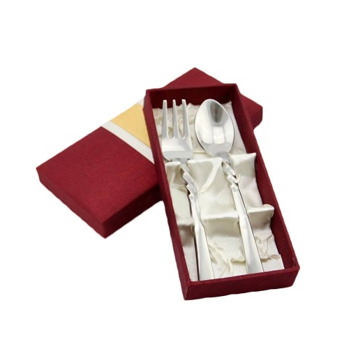 ช้อนทานข้าว 1 คู่ พร้อมกล่อง