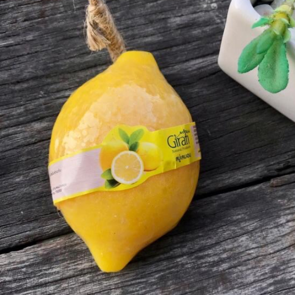 สบู่ผลไม้ เลม่อน แพค 3 ก้อน