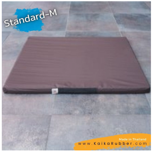 เบาะรองนั่งสมาธิ รุ่น StandardM สีน้ำตาล ผ้ากันไรฝุ่น
