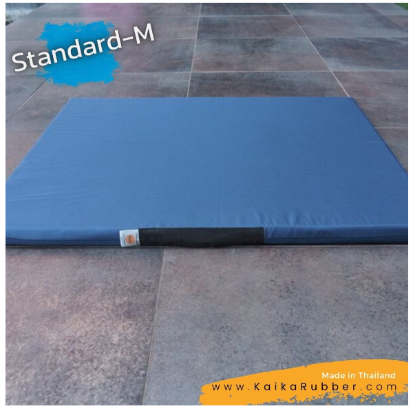 เบาะรองนั่งสมาธิ รุ่น Standard M  สีน้ำเงินกรม ผ้ากันไรฝุ่น กันน้ำ