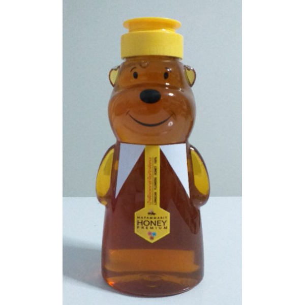 #น้ำผึ้งมาบอำมฤต #น้ำผึ้งดอกลำไยคัดพิเศษ #ขวดหมีเหลือง ปริมาณ 520 กรัม/1 ขวด