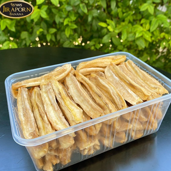 กล้วยแท่งหนึบ จิราพร หวานจากธรรมชาติ 100% ไม่เติมน้ำตาล ไม่ใส่น้ำผึ้ง 500 กรัม