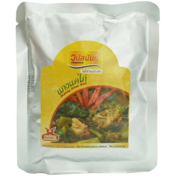 แกงแคไก่เพ้าซ์  วนัสนันท์ แบบซอง 180 กรัม (เซ็ต5ซอง)